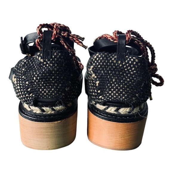 Ulla Johnson Salinas Twisted Rope Leather Flatform Platform NWOT $490 - Picture 14 of 14